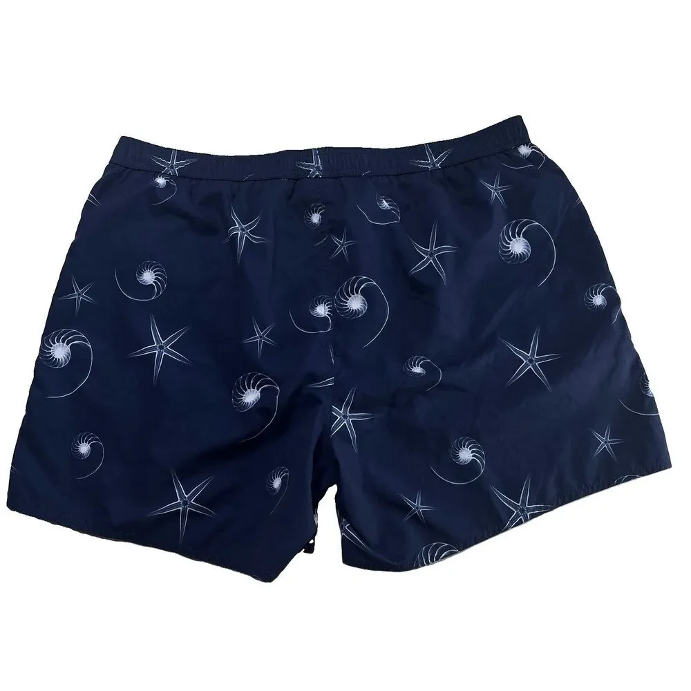NEW Emporio Armani Men's Nautical Print Swim Trunks - Size XXL (EU 56)